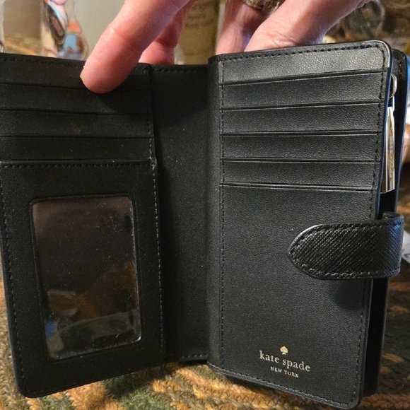 VEUC !Kate Spade Black Wallet - Picture 4 of 10